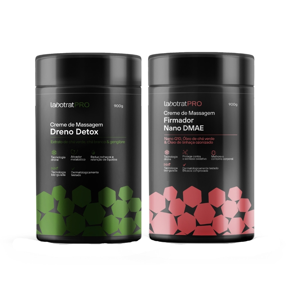 Kit 2 Cremes De Massagem Detox Redutor Firmador Labotrat