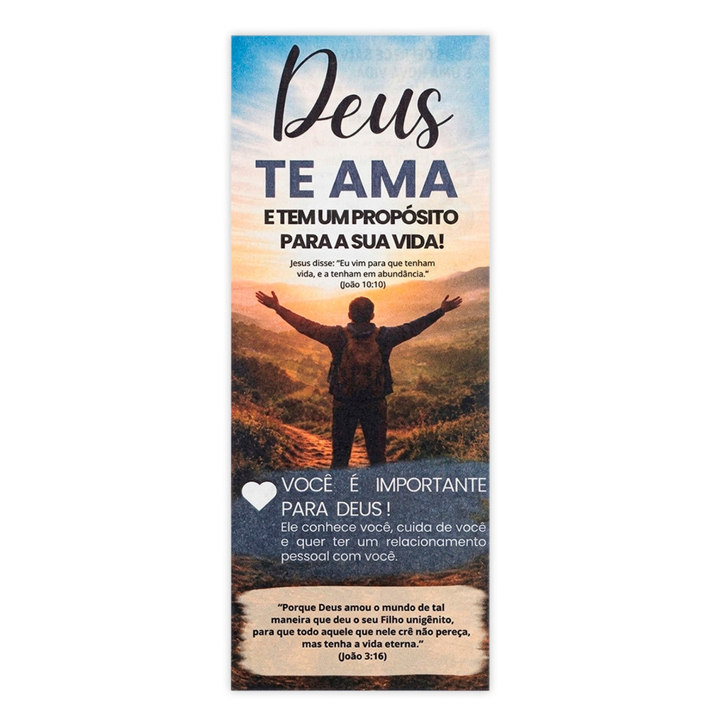 Folhetos para Evangelização Kit com 100 Unidades Sortidos | NTLH — imagem 2 de 2