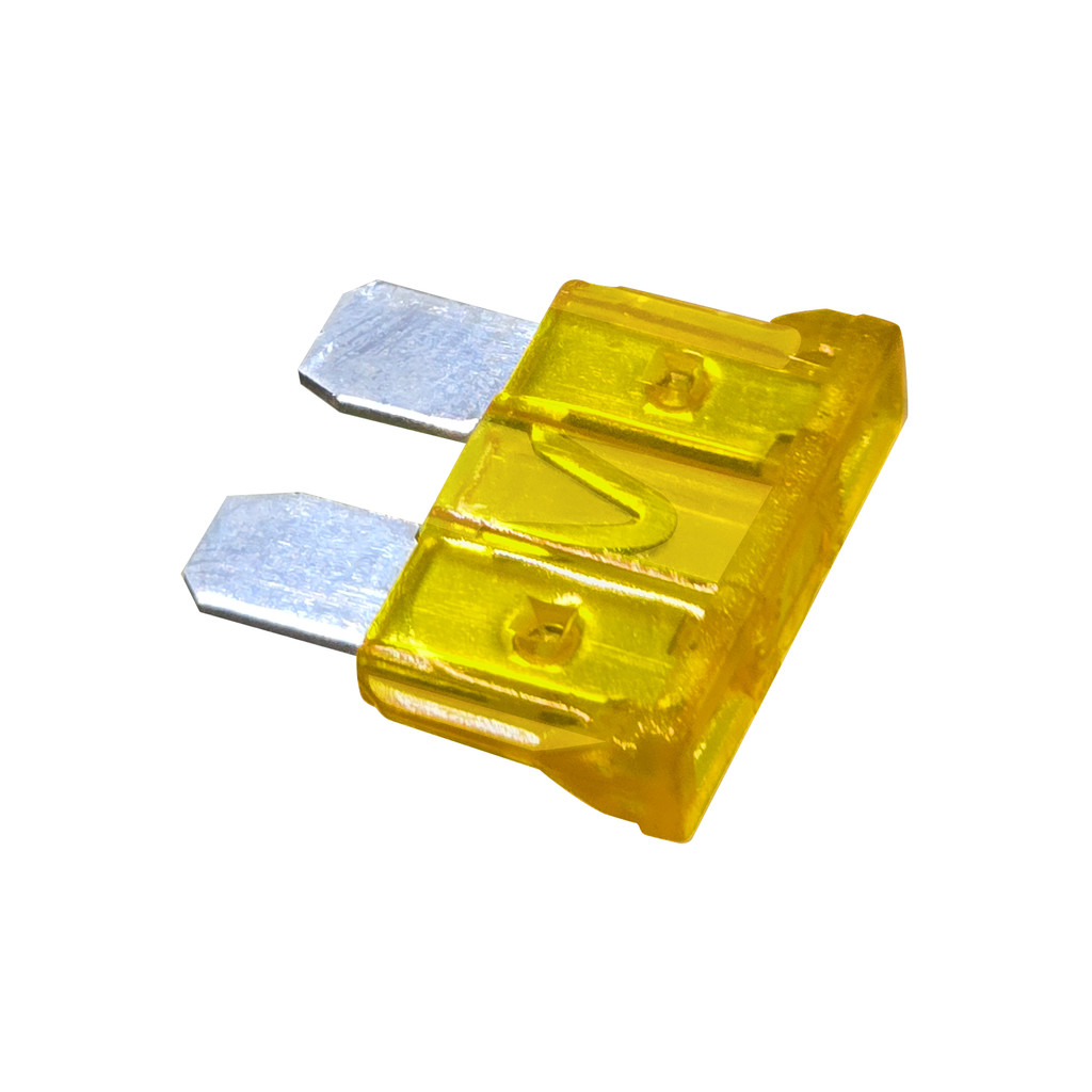 Cartela 10 Fusíveis Lâmina 20a Amarelo Trfus316020