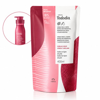 REFIL Hidratante Corporal Cereja e Avelã 400ml | Natura