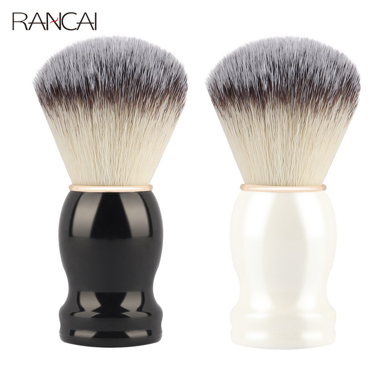 novoPincel De Barbear Para Barba , Pincéis De Maquiagem , 1 Peça , Cabo De Madeira , Cerdas , Salão De Beleza , Barbeiro