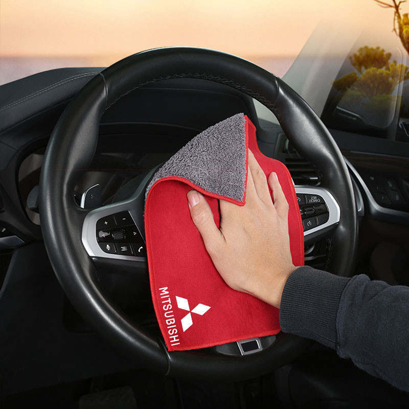 Toalha de Microfibra Absorvente para Carro, Pano de Secagem, Acessórios para Lavagem de Carro para Mitsubishi I200 Attra