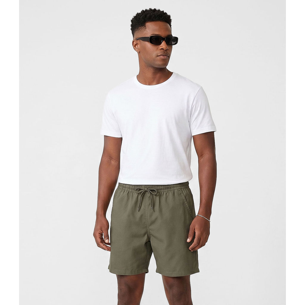 Bermuda Masculina Com Bolsos De Tactel Filt Surf Verde