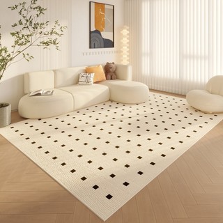 [Novos produtos] Tapete de sala de estar estilo silencioso, resistente à sujeira, fácil de cuidar, quarto, cabeceira, to