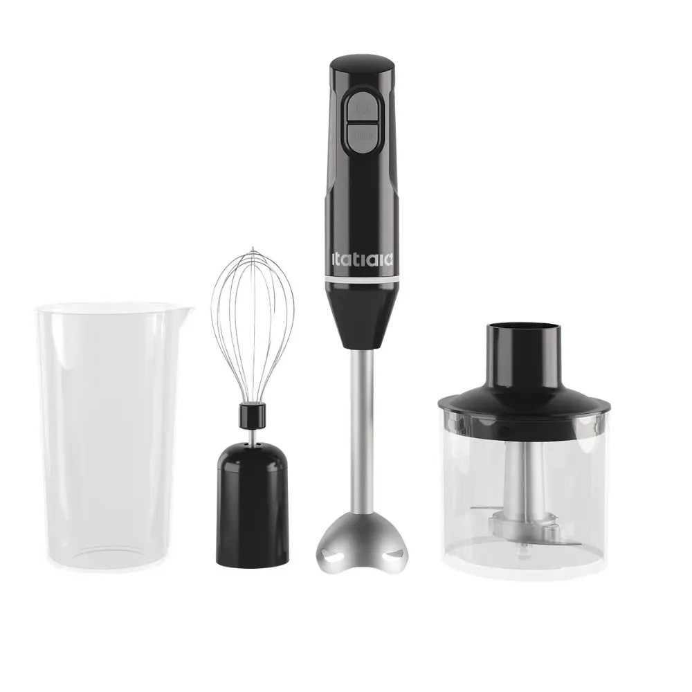 Mixer Portátil De Mão 3 Em 1 Inox Mid