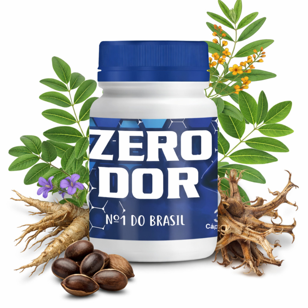 Suplemento Alimentar Zero Dor 100% Original 30 Caps 3 Potes