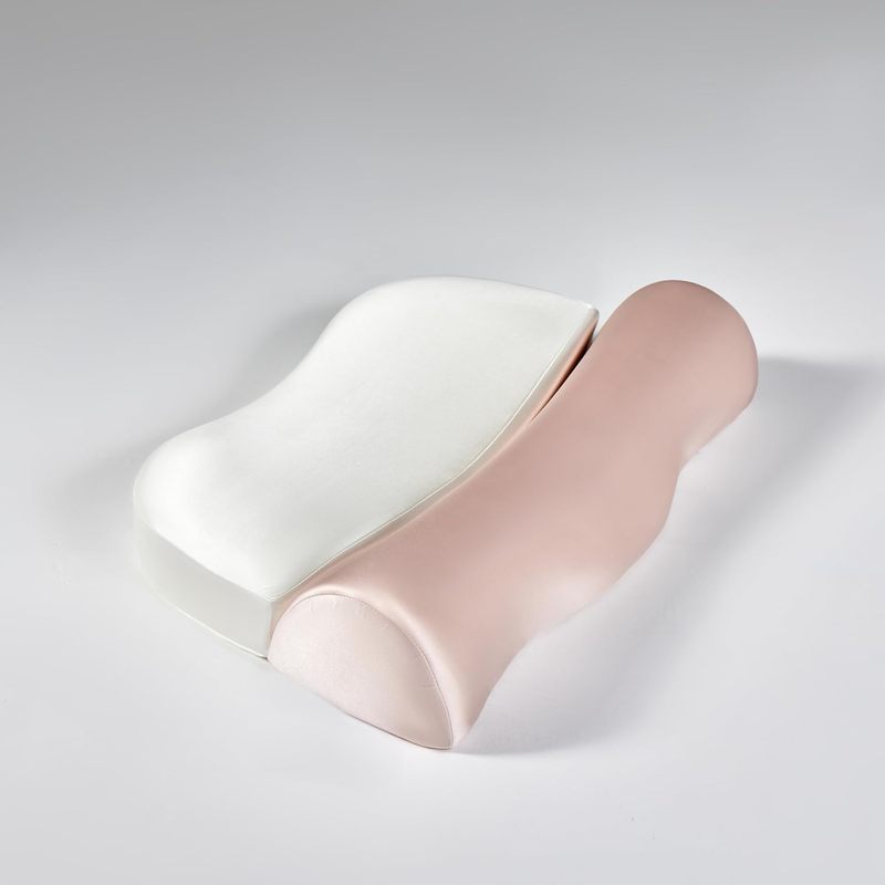 Almofada De Espuma Viscoelástica Com Fronha De Resfriamento , À Base De Plantas , Capa Absorvente De Umidade