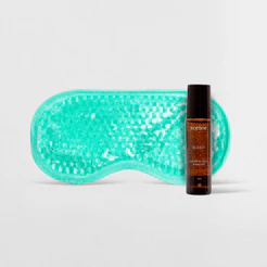 Kit Blend de Óleos Essenciais para Dormir Melhor + Máscara para Olhos em Gel Verde