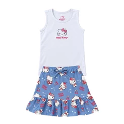 Conjunto Feminino Infantil Cerejinhas Da Hello Kitty - Hello Kitty