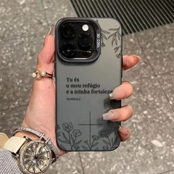 Capinha Capa Anti Impacto Para POCO X7 Pro X6 X5 F3 F7 F6 X3 M7Pro M6 M4 11 C75 C40 C71 Padrão bíblico Capas