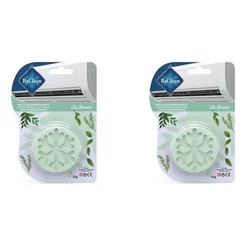 Kit 2 Unid Pastilha Aromatizante Bactericida Ar Condicionado Aroma De Cha Branco Baclean Ba Clean