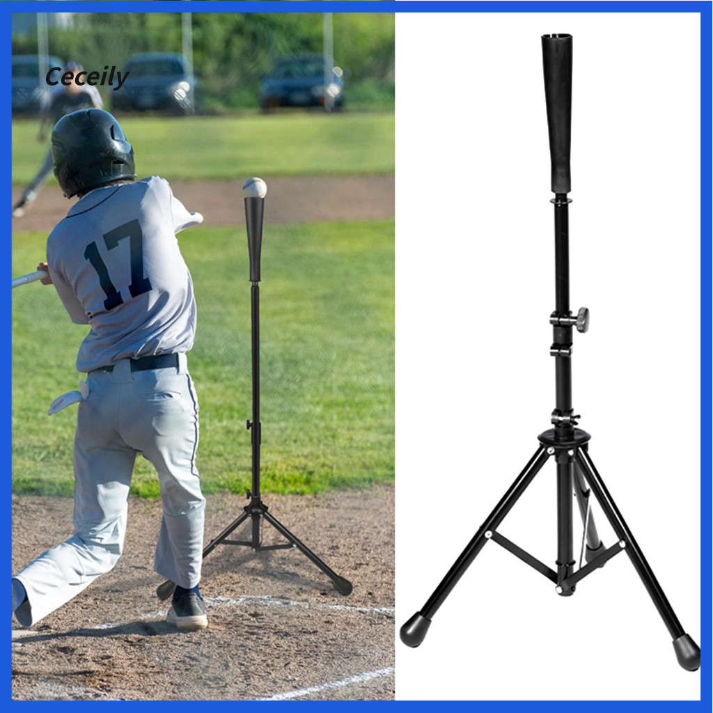 Baseball Tee for Kids Youth Training Adjustable Hitting for – Collapsible Softball Batting Practice Stand with Rubber 