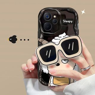 Realme10 capa de telefone Realme 10pro ovelha preguiçosa 10pro + novo desenho animado casal com tudo incluído resistente