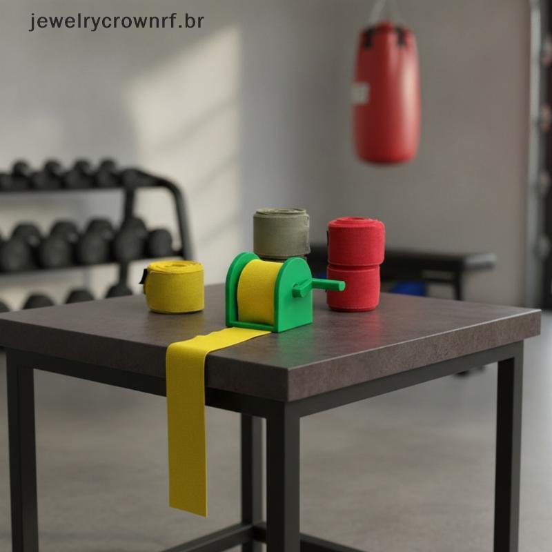 Manual De Boxe Mão Envoltório Enrolador Portátil Esportes Bandagem Rolo Durável Ferramenta Para Pro Amador Treinamento