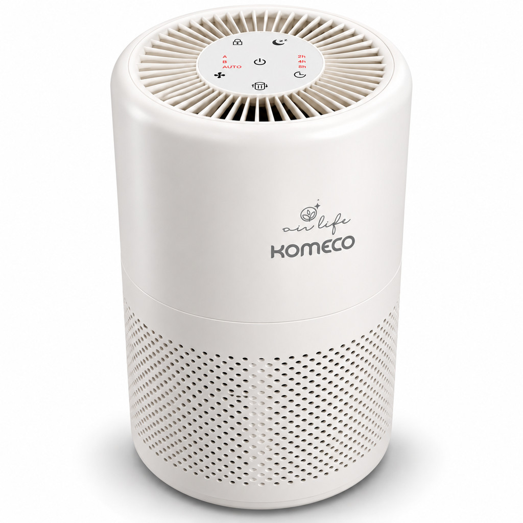 Purificador De Ar Kpa 100 Silencioso Com Filtro Hepa Komeco Branco 220v