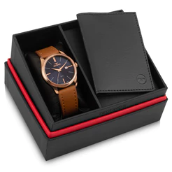 Kit Relógio Technos Masculino Steel Rosé - 2115UBQ/K0A