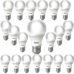 20 Lâmpadas Pera 9w Luz Branco 6500K Bivolt Soquete E27 Casa