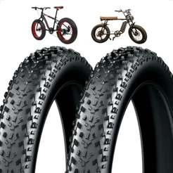 PAR Pneu Pineu Aro 20 X 4.0 Fatbike Mobylete StretGo Scooter Bike eletrica Cravudo Largo Balão Gordo