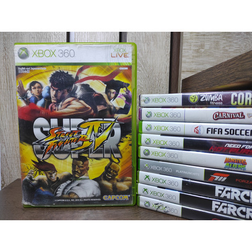 Jogo Super Street Fighter 4  Iv Original Xbox 360 - M Física