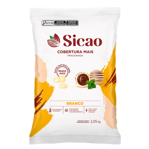 Cobertura Sicao Branco - Comprar com Melhor Preço em Lanches