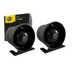 Kit 2 Sirene Intermitente Marcha Ré Bivolt 12v/24v 110dB Alta Potencia Hella 3SL009148541