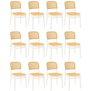 Kit 12 Cadeiras de Jantar Roma para Sala e Cozinha em Oferta na Shopee