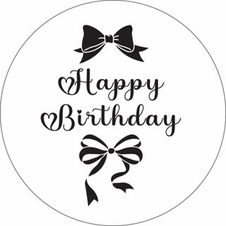 Painel Redondo Happy Birthday Lacinho |Festa Aniversário |Tecido Premium |Frete Grátis |Vários Modelos 150x150cm 50x50cm em Oferta na Shopee