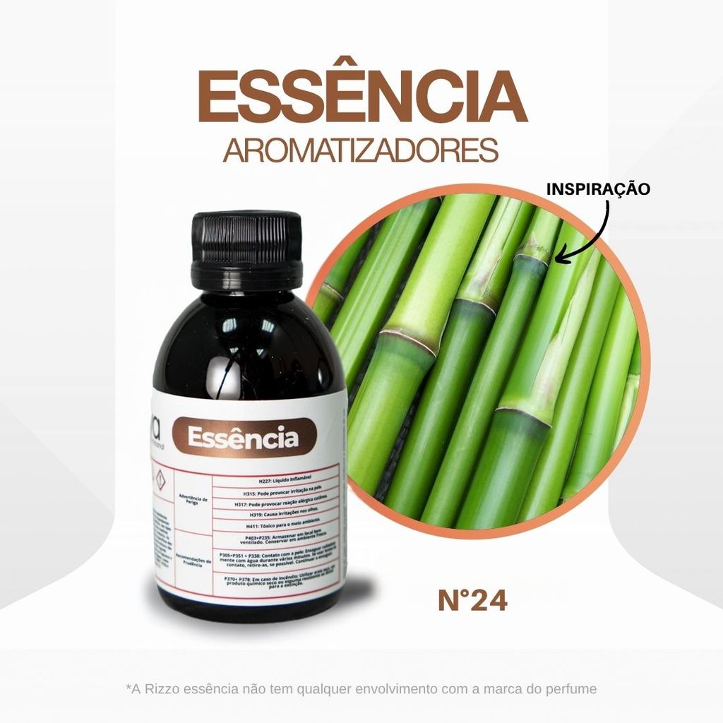 Essência Bamboo Premium Concentrada para Ambientes N°24 - 100g - 1 unidade - Rizzo