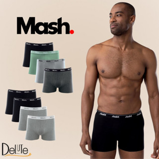 Kit Com 4 Cuecas Mash Modelo Boxer Box Em Algodao Cotton Masculino Adulto Basica em Oferta na Shopee
