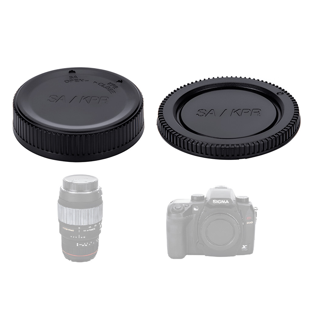 Kit Tampa de Corpo e Lente para Câmeras Pentax K-Mount e Sigma SA-Mount