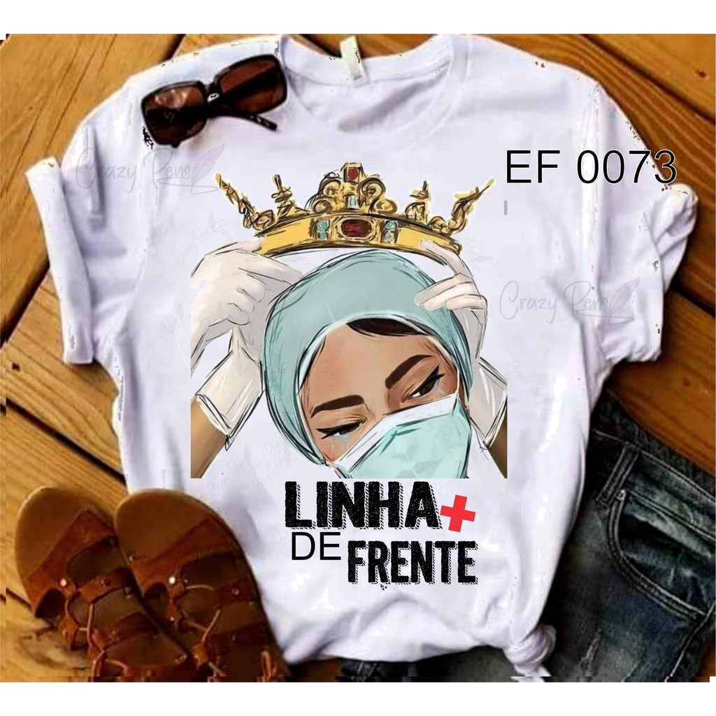 Camisa Tecnico de Enfermagem Enfermeira Enf 27 T-Shirt Camiseta  Blusa Feminina  Unissex DR