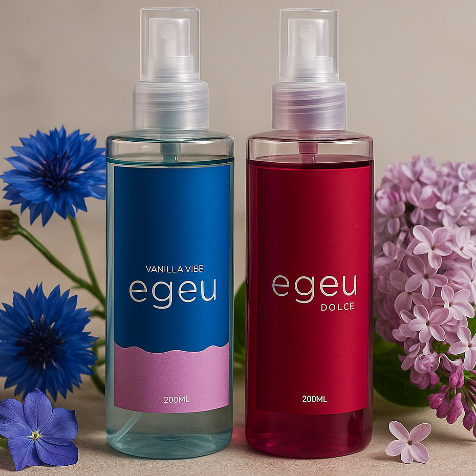 Kit Presente Body Splash Vanilla Vibe + Body Splash Dolce 150ml Cada Feminino