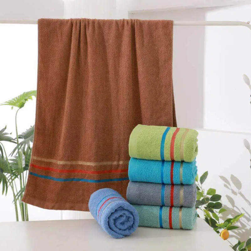 Toalha de Banho grande 70x140cm 400g-mais grosso, Algodão, Macia, Absorvente e Rápida Secagem em Oferta na Shopee