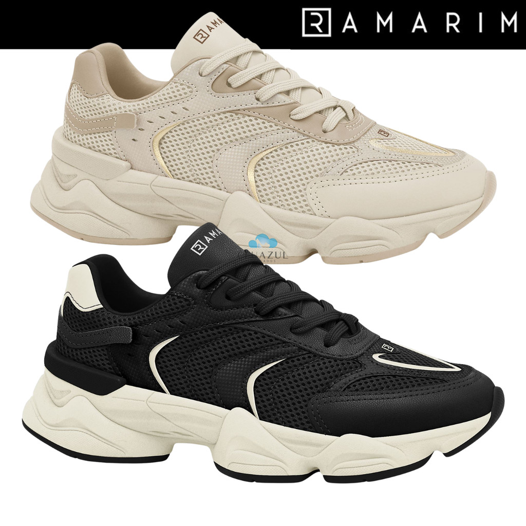 Tênis Feminino Ramarim Chunky Plataforma Casual Original Conforto em Oferta na Shopee