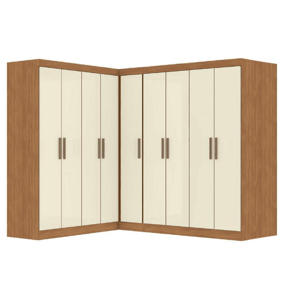Guarda Roupas Modulado de Canto Madrid com 9 Portas Maxel em Oferta na Shopee