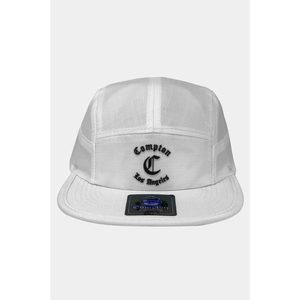 Boné Compton Five Panel Strapback Los Angeles Branco