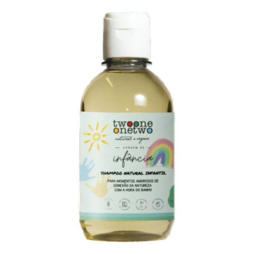 Shampoo Natural Infantil 250g -twoone Onetwo Natural Vegana em Oferta na Shopee
