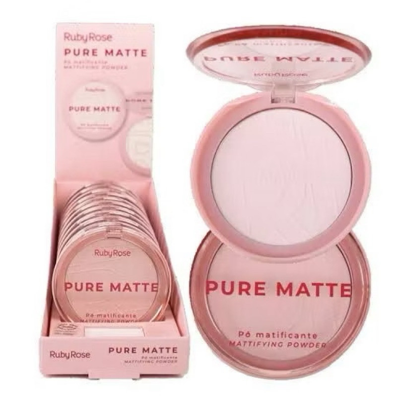 Box C/ 12 Unids Pó Compacto Pure Matte - Ruby Rose HB-M402