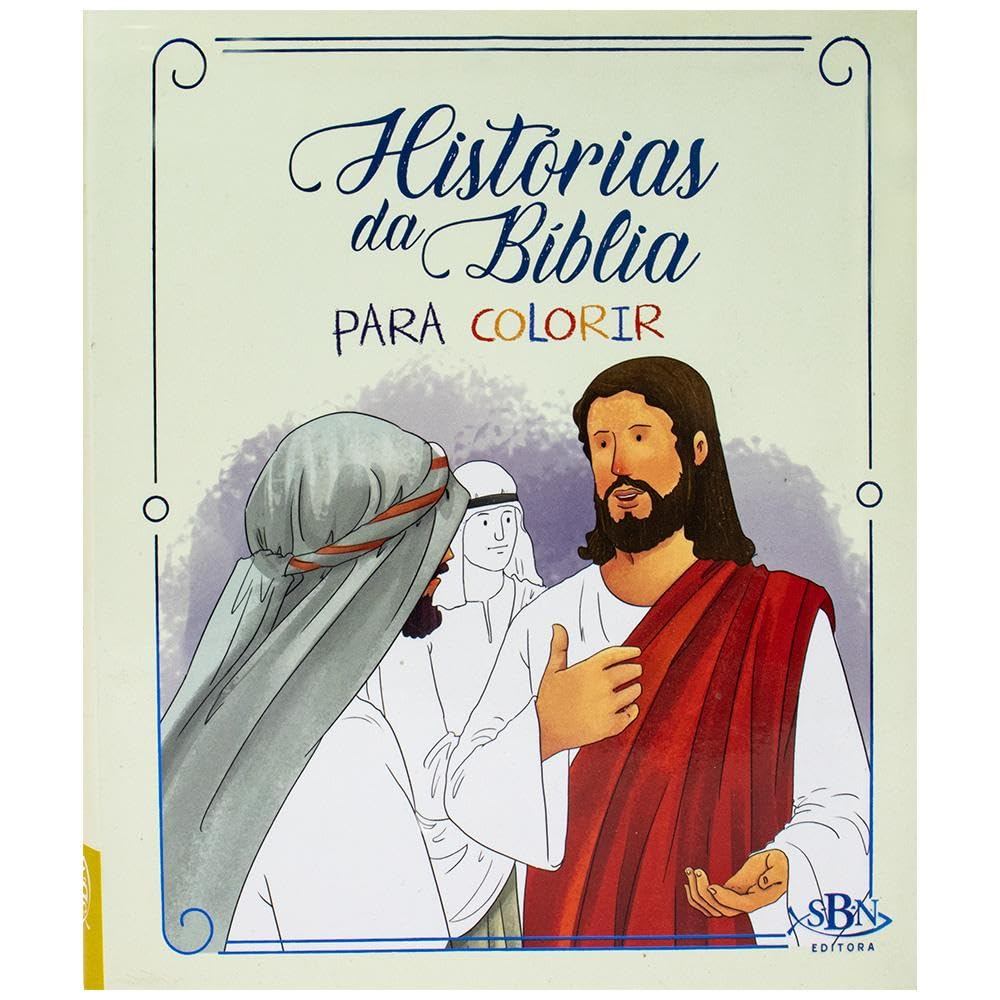 Livro de Colorir | Histórias da Biblia Para Colorir | Brochura