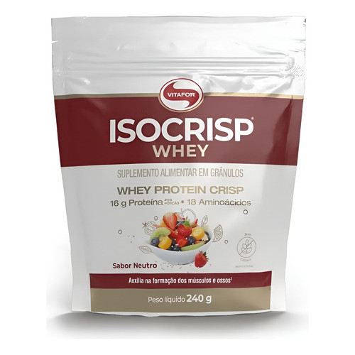 Isocrisp Whey Pouch 240g - Vitafor