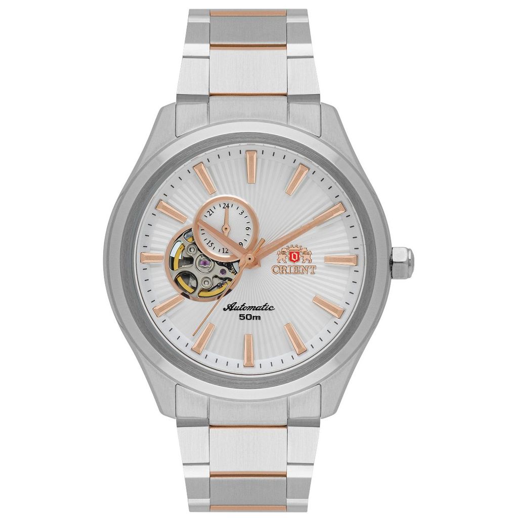 RELÓGIO ORIENT MASCULINO AUTOMATICO ESQUELETO NH3MM001 S1SR