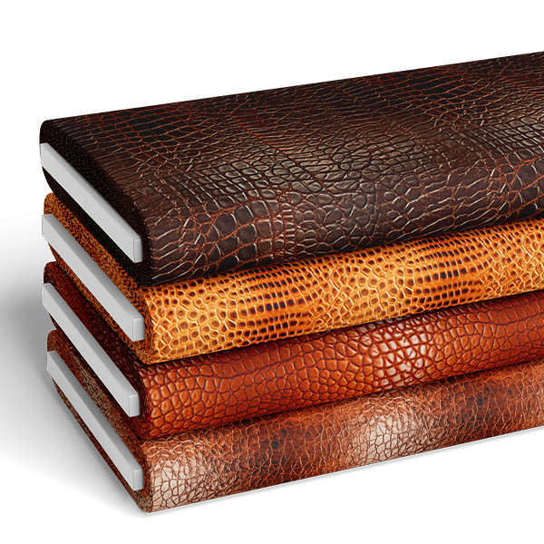 Sarja Impermeavel Estampada Efeito 3D Couro Textura Animais Artesanato Costura Pano Patchwork Bolsa