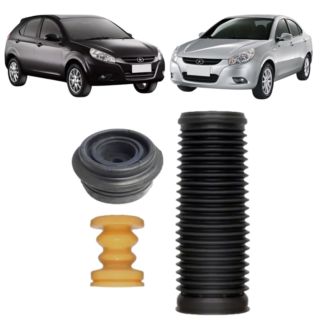 Kit Coxim Batente Amortecedor Traseiro Jac J3 Turin 1 Lado