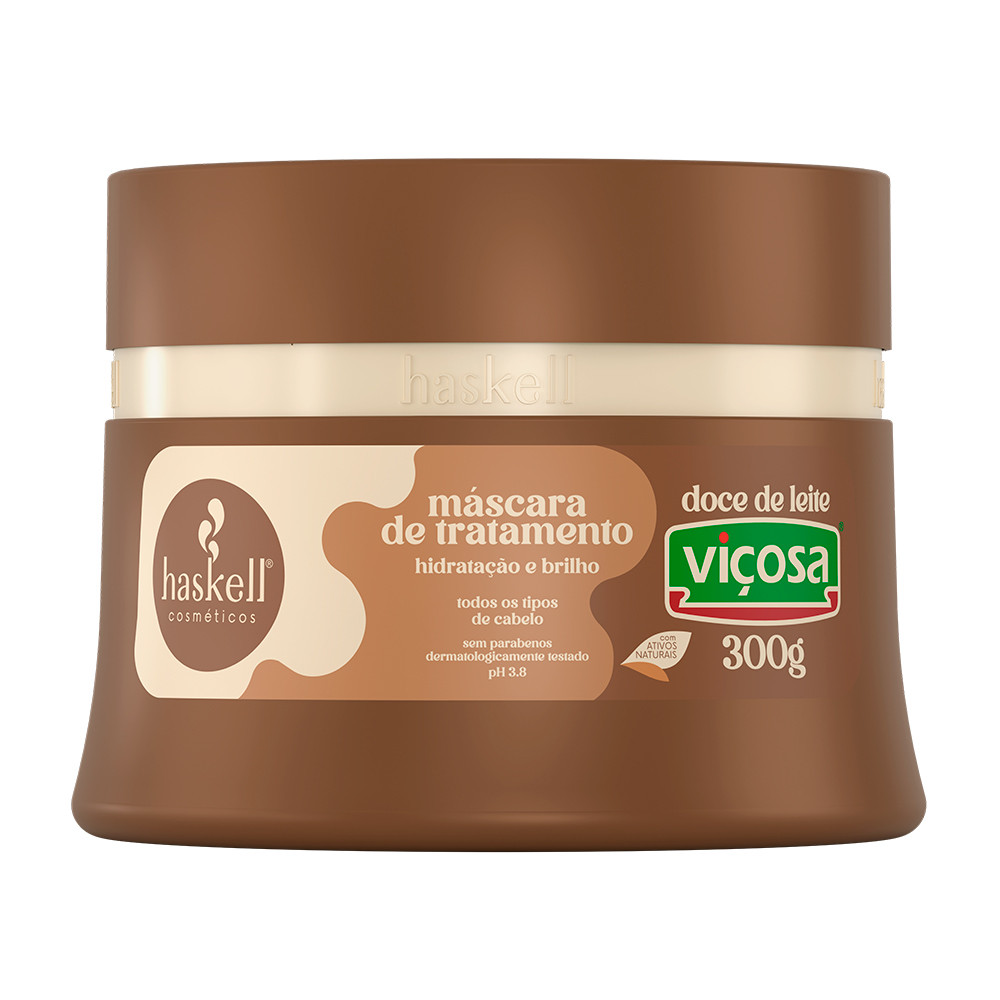 Máscara Doce De Leite 300g Haskell em Oferta na Shopee