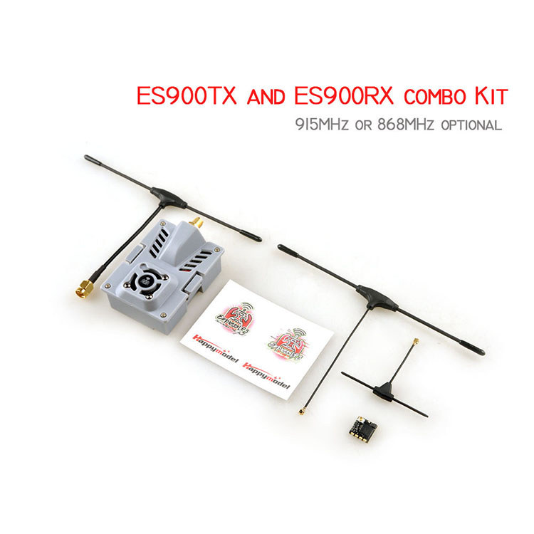 Cabeça de alta frequência ELRS de alta potência de 1 W 915 MHz ES900TX/ES900RXFPV através do controle remoto da máquina 