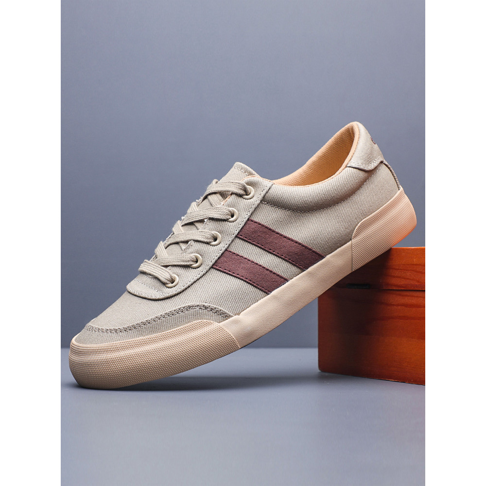2025 novo estilo sapatos masculinos outono respirável sapatos de lona casuais masculinos velhos pequim sapatos d