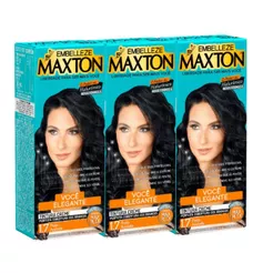 Kit 3 Maxton Você Mais Elegante Preto Azulado 1.7