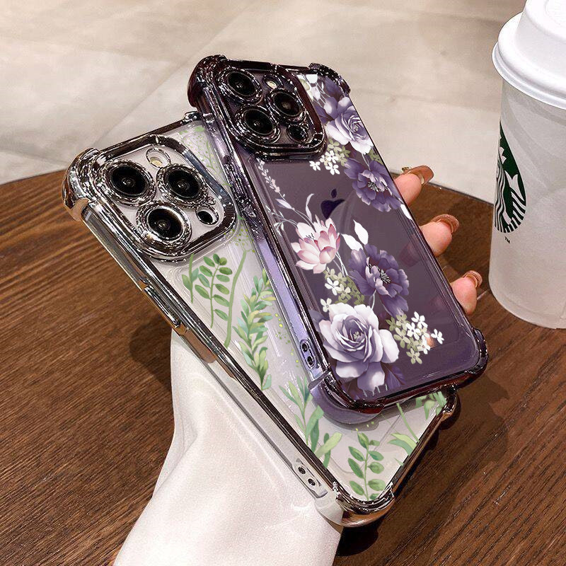 Capa De Flor Para Samsung Galaxy A57 A37 A27 A56 A36 A26 A55 A54 A15 A14 A07 A06 A02 S24 S25 FE S26 Ultra Plus Chapeamen
