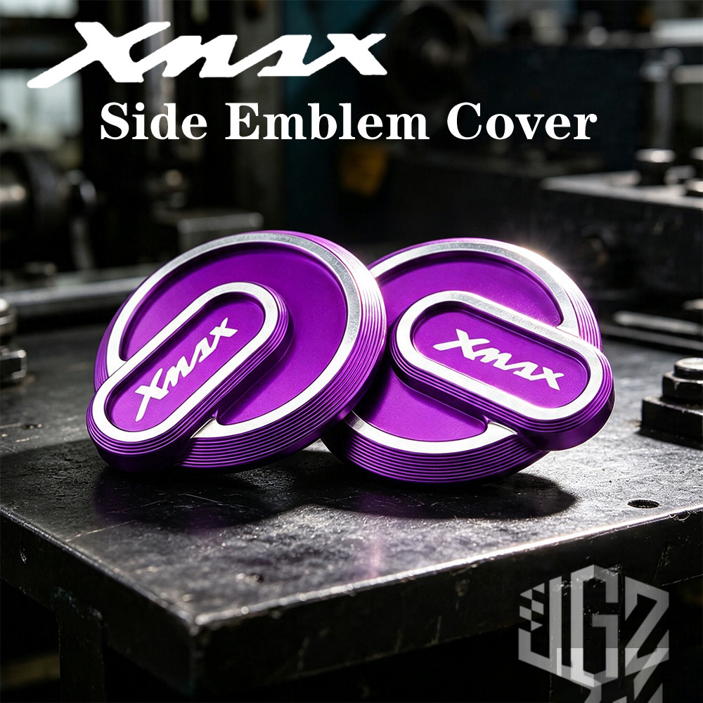 Para YAMAHA XMAX300 250 V3 2025 2026 Xmax Techmax CNC Emblema Lateral Adesivo Capa