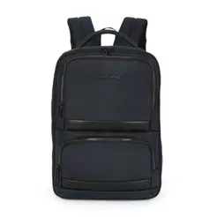 Mochila de Costas Grande Executiva Abertura Frontal Notebook Polo King - Azul